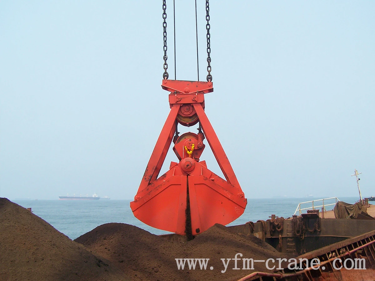 four-rope clamshell grab four-rope clamshell grab